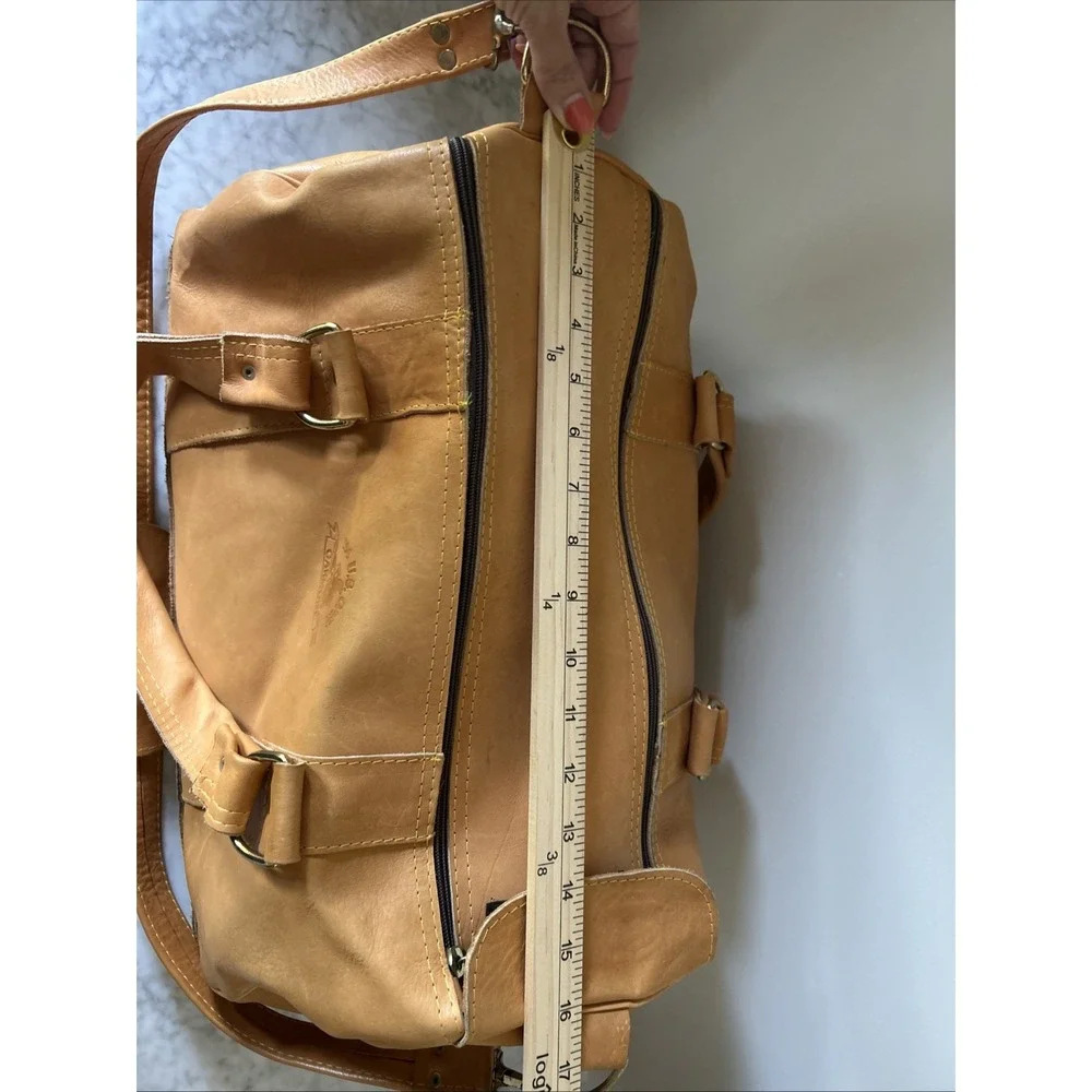 Oakmont 1994 U.S. Open Large Leather Brown Duffle Gym Bag